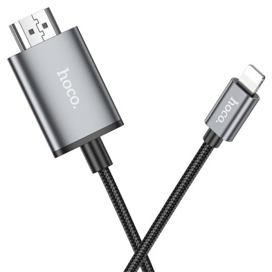 Cable Lightning a HDMI HOCO UA27 – HD 1080p, 2m de Duración y Alta Calidad