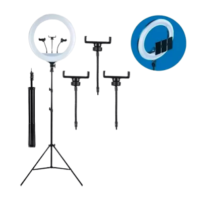 56cm LED Ring Light with Tripod and Remote Control | Professional Lighting at CDC TECNO