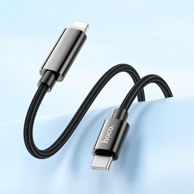 Cable U125 Benefit Type-C a Lightning - Carga Rápida PD 27W con Pantalla LED | Ideal para Apple