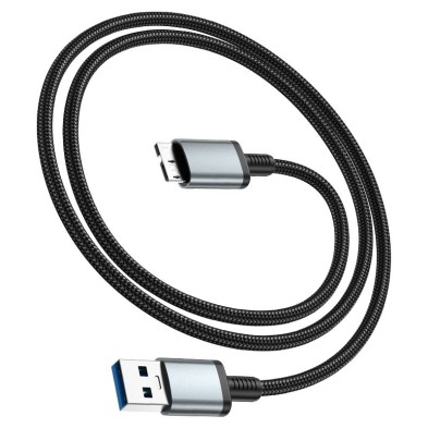 Cable Hoco US10 USB 3.0 a Micro SATA 50cm - Alta Velocidad 5Gbps