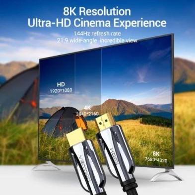 Cable HDMI 2.1 8K/4K Ultra HD | Alta Velocidad y Calidad Premium