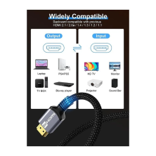 Cable HDMI 2.1 8K/4K Ultra HD | Alta Velocidad y Calidad Premium