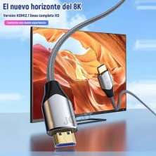 Cable HDMI 2.1 8K/4K Ultra HD | Alta Velocidad y Calidad Premium