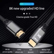 Cable HDMI 2.1 8K/4K Ultra HD | Alta Velocidad y Calidad Premium