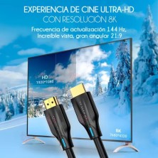 Cable HDMI 2.1 8K/4K Ultra HD | Alta Velocidad y Calidad Premium