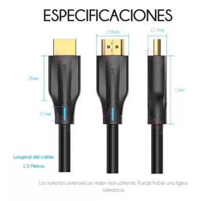 Cable HDMI 2.1 8K/4K Ultra HD | Alta Velocidad y Calidad Premium