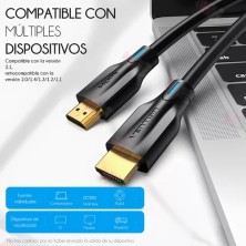 Cable HDMI 2.1 8K/4K Ultra HD | Alta Velocidad y Calidad Premium