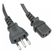 PC Power Cable 1.8 Meters - Secure and Durable Connection